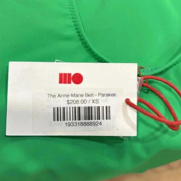 Solid & Striped - The Anne-Marie Belt in Parakeet Green - Sizes XS, S, L, XL - Picture 4 of 4